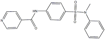  N-{4-[(methylanilino)sulfonyl]phenyl}isonicotinamide