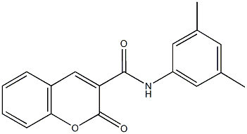 N-(3,5-dimethylphenyl)-2-oxo-2H-chromene-3-carboxamide Structure