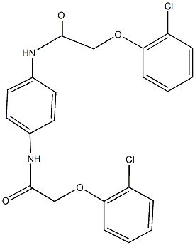  2-(2-chlorophenoxy)-N-(4-{[(2-chlorophenoxy)acetyl]amino}phenyl)acetamide