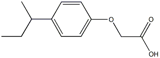 (4-sec-butylphenoxy)acetic acid Structure