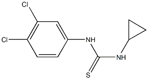 N-cyclopropyl-N'-(3,4-dichlorophenyl)thiourea,,结构式
