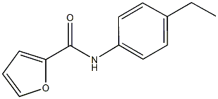 N-(4-ethylphenyl)-2-furamide,,结构式