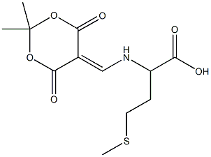 N-[(2,2-dimethyl-4,6-dioxo-1,3-dioxan-5-ylidene)methyl](methyl)homocysteine 结构式