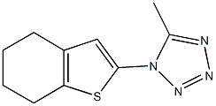 5-methyl-1-(4,5,6,7-tetrahydro-1-benzothien-2-yl)-1H-tetraazole Structure