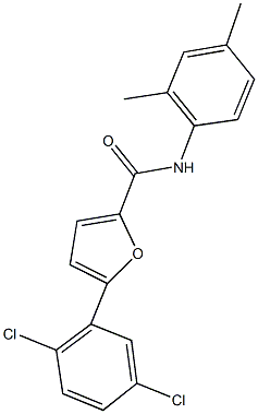 5-(2,5-dichlorophenyl)-N-(2,4-dimethylphenyl)-2-furamide Structure