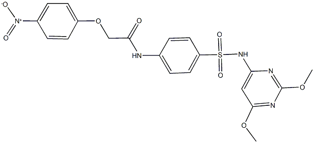  N-(4-{[(2,6-dimethoxypyrimidin-4-yl)amino]sulfonyl}phenyl)-2-{4-nitrophenoxy}acetamide