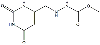 methyl 2-[(2,6-dioxo-1,2,3,6-tetrahydro-4-pyrimidinyl)methyl]hydrazinecarboxylate