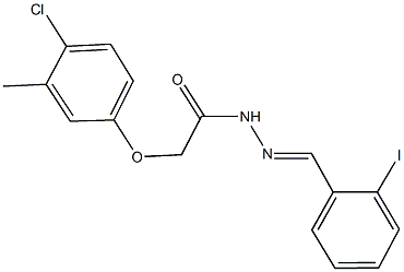 2-(4-chloro-3-methylphenoxy)-N'-(2-iodobenzylidene)acetohydrazide