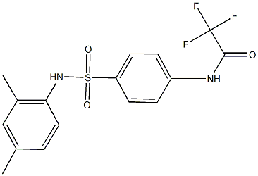  N-{4-[(2,4-dimethylanilino)sulfonyl]phenyl}-2,2,2-trifluoroacetamide