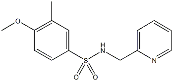 4-methoxy-3-methyl-N-(2-pyridinylmethyl)benzenesulfonamide