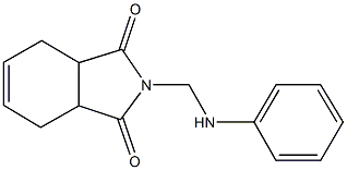 2-(anilinomethyl)-3a,4,7,7a-tetrahydro-1H-isoindole-1,3(2H)-dione Structure