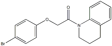 4-bromophenyl 2-(3,4-dihydroquinolin-1(2H)-yl)-2-oxoethyl ether Structure