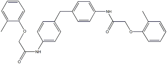  2-(2-methylphenoxy)-N-[4-(4-{[(2-methylphenoxy)acetyl]amino}benzyl)phenyl]acetamide