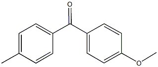 (4-methoxyphenyl)(4-methylphenyl)methanone 化学構造式