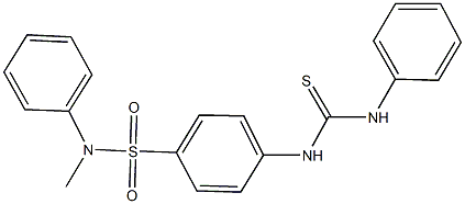 4-[(anilinocarbothioyl)amino]-N-methyl-N-phenylbenzenesulfonamide