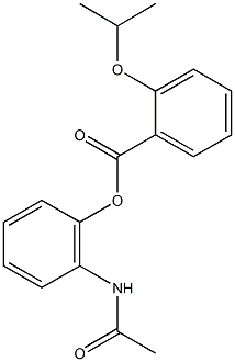 2-(acetylamino)phenyl 2-isopropoxybenzoate 结构式
