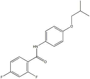 2,4-difluoro-N-(4-isobutoxyphenyl)benzamide