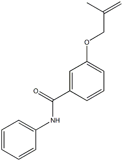 3-[(2-methyl-2-propenyl)oxy]-N-phenylbenzamide Struktur