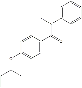 4-(sec-butoxy)-N-methyl-N-phenylbenzamide Structure