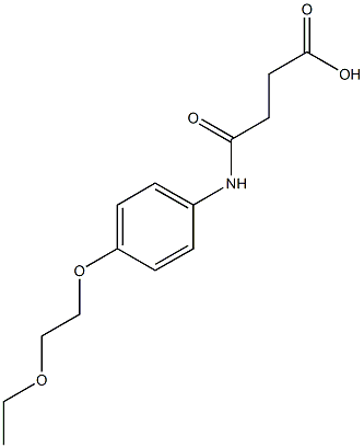 4-[4-(2-ethoxyethoxy)anilino]-4-oxobutanoic acid Structure