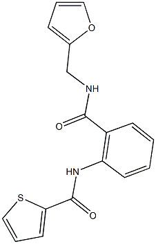  N-(2-{[(2-furylmethyl)amino]carbonyl}phenyl)-2-thiophenecarboxamide