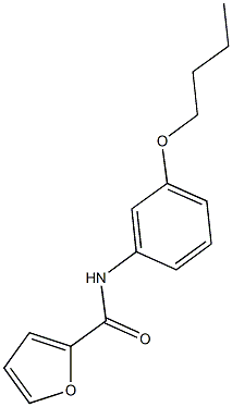 N-(3-butoxyphenyl)-2-furamide Structure