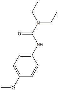 N,N-diethyl-N'-(4-methoxyphenyl)urea,,结构式