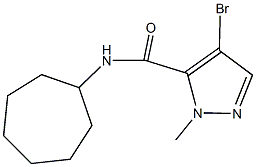 4-bromo-N-cycloheptyl-1-methyl-1H-pyrazole-5-carboxamide