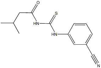 N-(3-cyanophenyl)-N'-(3-methylbutanoyl)thiourea