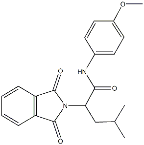 2-(1,3-dioxo-1,3-dihydro-2H-isoindol-2-yl)-N-(4-methoxyphenyl)-4-methylpentanamide