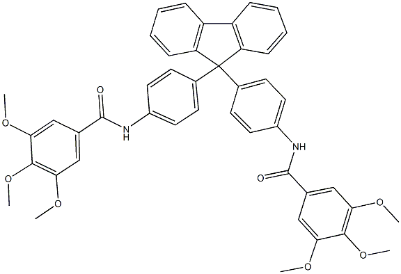 3,4,5-trimethoxy-N-[4-(9-{4-[(3,4,5-trimethoxybenzoyl)amino]phenyl}-9H-fluoren-9-yl)phenyl]benzamide