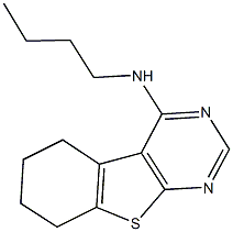 N-butyl-N-(5,6,7,8-tetrahydro[1]benzothieno[2,3-d]pyrimidin-4-yl)amine Structure