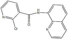 2-chloro-N-(8-quinolinyl)nicotinamide,,结构式