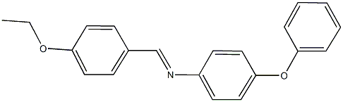 N-(4-ethoxybenzylidene)-N-(4-phenoxyphenyl)amine Structure