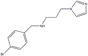 N-(4-bromobenzyl)-N-[3-(1H-imidazol-1-yl)propyl]amine