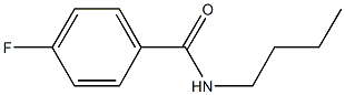 N-butyl-4-fluorobenzamide 结构式