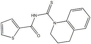 N-(3,4-dihydro-1(2H)-quinolinylcarbothioyl)-2-thiophenecarboxamide Structure