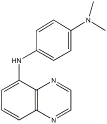 N~1~,N~1~-dimethyl-N~4~-(5-quinoxalinyl)-1,4-benzenediamine Structure