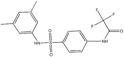 N-{4-[(3,5-dimethylanilino)sulfonyl]phenyl}-2,2,2-trifluoroacetamide Structure