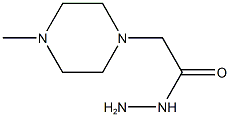 2-(4-methyl-1-piperazinyl)acetohydrazide,,结构式