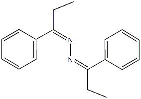 1-phenyl-1-propanone (1-phenylpropylidene)hydrazone Struktur