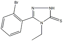 5-(2-bromophenyl)-4-ethyl-2,4-dihydro-3H-1,2,4-triazole-3-thione