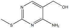 [4-amino-2-(methylsulfanyl)-5-pyrimidinyl]methanol 结构式