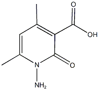 1-amino-4,6-dimethyl-2-oxo-1,2-dihydro-3-pyridinecarboxylic acid