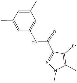 4-bromo-N-(3,5-dimethylphenyl)-1,5-dimethyl-1H-pyrazole-3-carboxamide