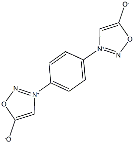 3-[4-(5-oxido-1,2,3-oxadiazol-3-ium-3-yl)phenyl]-1,2,3-oxadiazol-3-ium-5-olate Structure