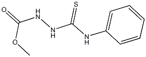 methyl 2-(anilinocarbothioyl)hydrazinecarboxylate,,结构式