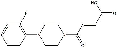  4-[4-(2-fluorophenyl)-1-piperazinyl]-4-oxo-2-butenoic acid