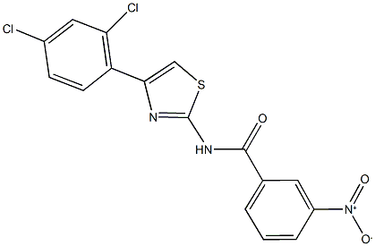 N-[4-(2,4-dichlorophenyl)-1,3-thiazol-2-yl]-3-nitrobenzamide