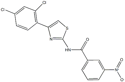 N-[4-(2,4-dichlorophenyl)-1,3-thiazol-2-yl]-3-nitrobenzamide|